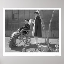 Enfermera Aiko Hamaguchi y Tom Kano 1943 Posters