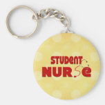 Enfermera de estudiante llaveros personalizados
