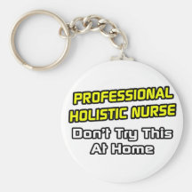 Enfermera holística profesional. Chiste Llavero Personalizado