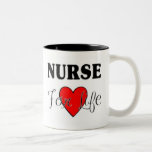 Enfermera para la vida taza