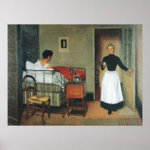 Enfermo de Felix Vallotton-The Impresiones
