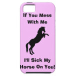 Enfermo mi caballo en usted caso del iPhone 5 iPhone 5 Funda