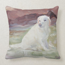 Enfriar la almohada del labrador retriever