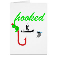 enganchado en la pesca del torneo tarjeta