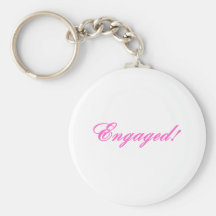 Enganchado (rosa) llaveros personalizados