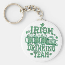 Engranaje de consumición irlandés del equipo llaveros