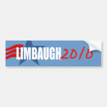 Engranaje de la elección de RUSH LIMBAUGH Etiqueta De Parachoque
