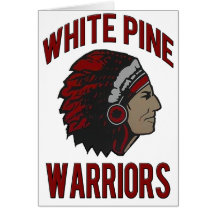 Engranaje de los guerreros de White Pine Felicitaciones