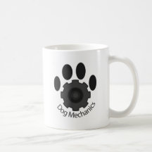 Engranaje de los mecánicos del perro tazas