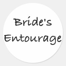 engranaje del día de boda de la comitiva de la nov etiquetas redondas