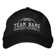 Engranaje del fanático del fútbol de la fantasía c gorra de beisbol