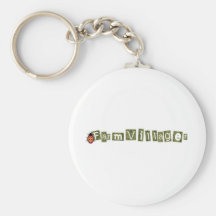 engranaje del farmvillager llavero personalizado