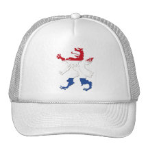 Engranaje desenfrenado retro holandés de la heráld gorras de camionero