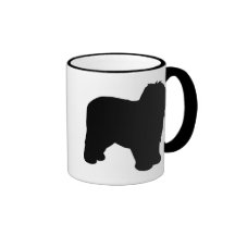 Engranaje inglés viejo del perro pastor tazas de café
