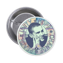 Engranaje maravilloso de Obama 2008 Pin
