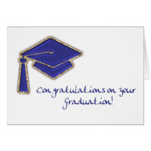 Enhorabuena de la graduación felicitación