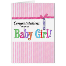 enhorabuena en su nueva niña felicitaciones