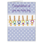 Enhorabuena en su nuevo bebé felicitación