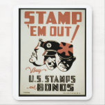 Enlaces de guerra de WWII Mousepad Alfombrillas De Ratón