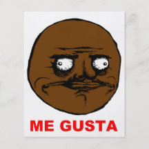 Ennegrézcame cara Meme de la rabia de Gusta Flyer Personalizado