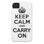 Ennegrézcase mantienen tranquilo y continúan la ca iPhone 4 protectores
