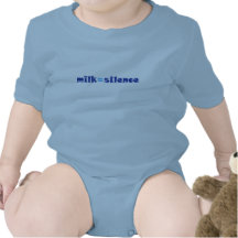 Enredadera del bebé de Milk=Silence Camisetas