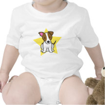 Enredadera del niño de Jack Russell Terrier de la  Camisetas