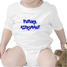Enredadera infantil del astronauta futuro (Onesy) Camisetas