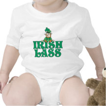 Enredadera irlandesa del niño de la muchacha camiseta