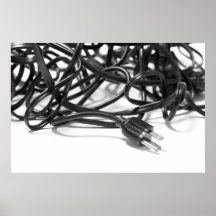 Enredo de los cables de transmisión posters