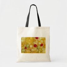 Ensalada de fruta mezclada bolsas lienzo