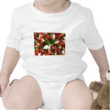 Ensalada del tomate y de la mozzarella camisetas