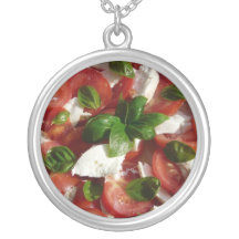 Ensalada del tomate y de la mozzarella collar