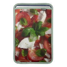Ensalada del tomate y de la mozzarella fundas para macbook air