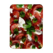 Ensalada del tomate y de la mozzarella imán flexible
