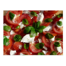 Ensalada del tomate y de la mozzarella postales