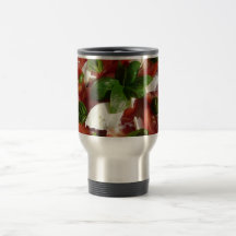 Ensalada del tomate y de la mozzarella taza