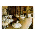 Ensayo del vintage del KRW de un ballet en tarjeta