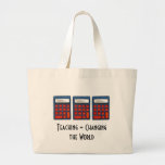Enseñanza = cambio del mundo bolsas
