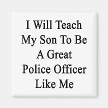 Enseñaré a mi hijo a ser gran oficial de policía L Imán
