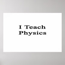 Enseño a la física poster