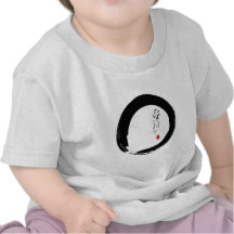 Enso con "con el texto del kanji del amor" camiseta