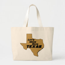 Ensuciemos con Tejas Brown Bolsas Lienzo