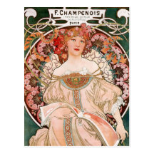 Ensueño Alfonso Mucha Tarjeta Postal