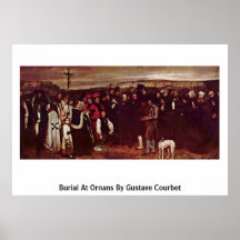 Entierro en Ornans de Gustave Courbet Impresiones