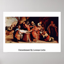 Entombment de Lorenzo Lotto Impresiones