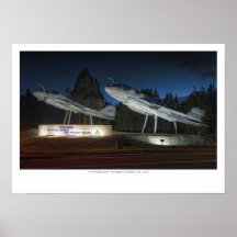 Entrada de la isla de la NAS Whidbey Poster