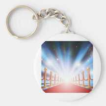 Entrada magnífica con las luces de la alfombra roj llaveros personalizados