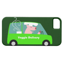 Entrega vegetariana de la comida iPhone 5 Case-Mate coberturas