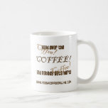 Entregue el café taza